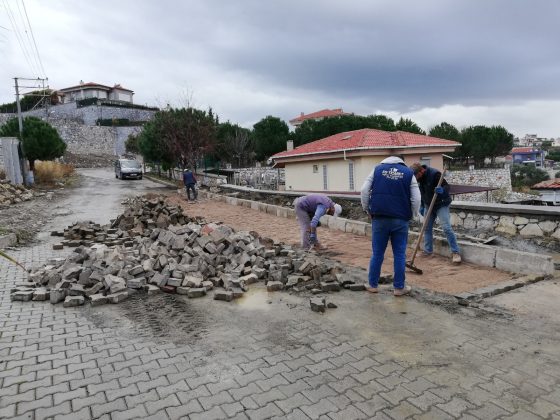 1476 Sokaktan Yol Tamiratı Başladı