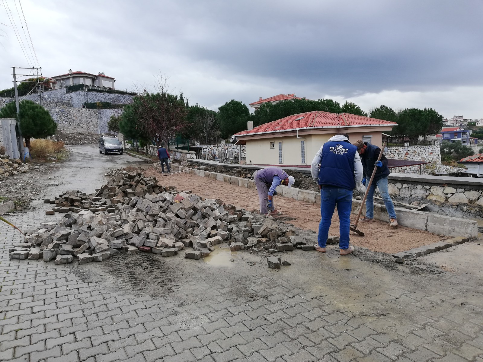 1476 Sokaktan Yol Tamiratı Başladı