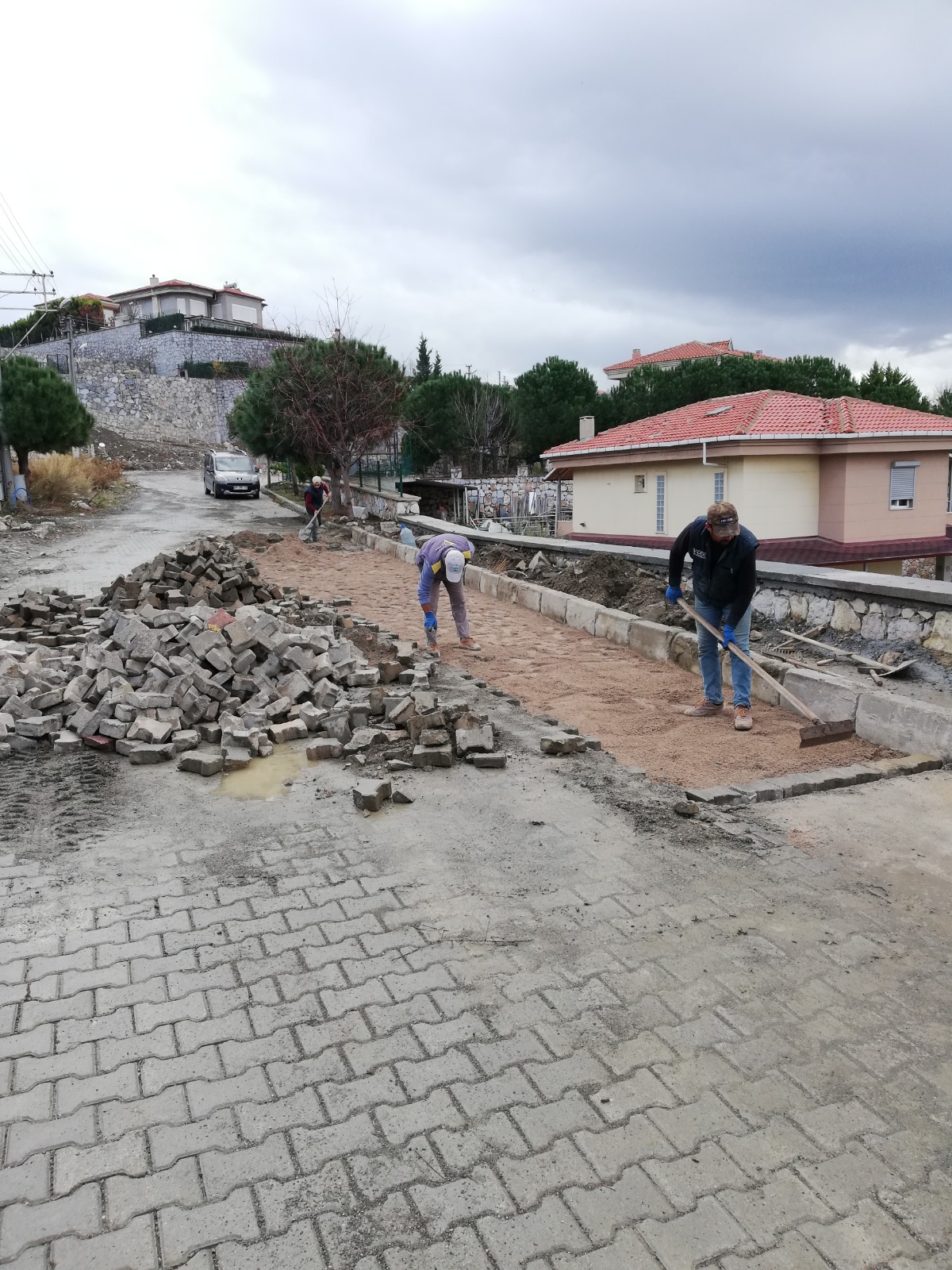 1476 Sokaktan Yol Tamiratı Başladı