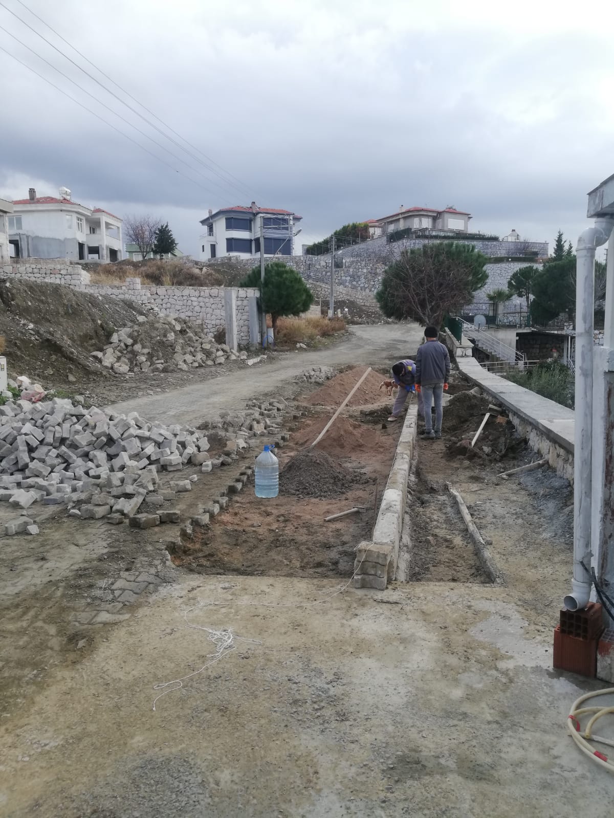 1476 Sokaktan Yol Tamiratı Başladı